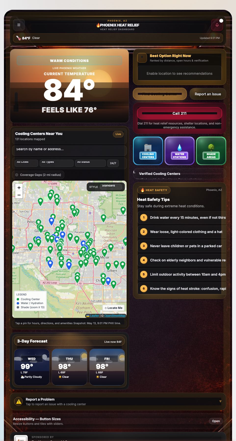 HEAT RELIEF APP preview